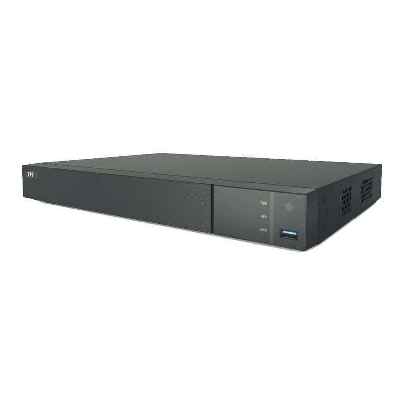 Tvt TD-2708NE-HP-H Grabador DVR 5en1 8CH 8MP + 8IP Audio 8/1 Alarma 8/2 1HDD VCA TVT