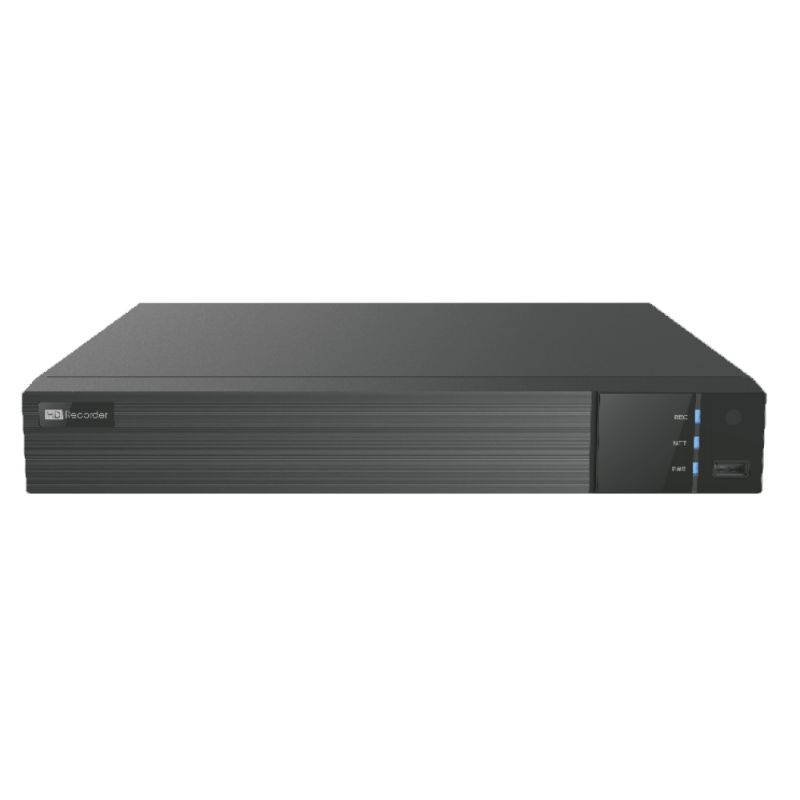 Tvt TD-3116H2-16P-B2-B Grabador NVR IP 16CH 8MP 16PoE 2HDD VCA Facial Matrículas Perímetro