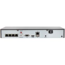 Hikvision pro DS-7604NI-K1/4P(C)/ALARM Gravador IP NVR 4CH 1U 4K 4PoE Alarme I/O Áudio 1HDD Detecção de movimento…