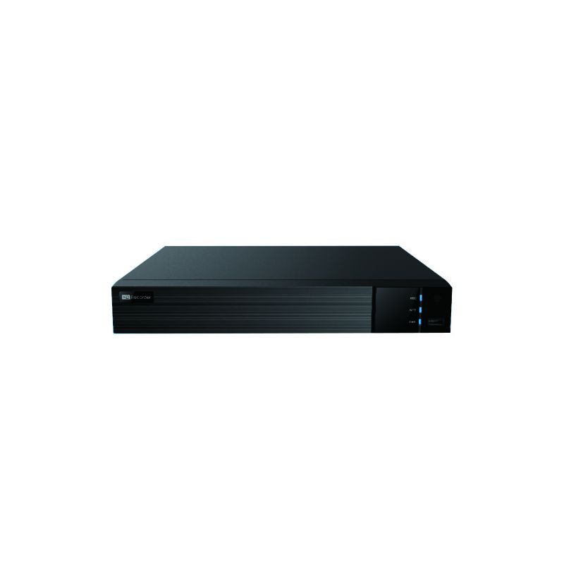 Tvt TD-3104H1-4P-B2-B Enregistreur IP NVR 4CH 8MP 4CH PoE 1HDD VCA, plaques d'immatriculation faciales, périmètre