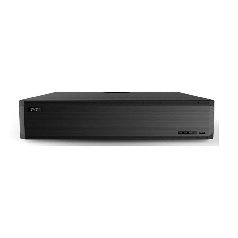 Tvt TD-3364H8-A3H Grabador NVR IP 64CH 16MP Audio 8HDD Alarma 16/4 Face Detection Matrículas VCA TVT