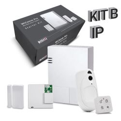 Risco KIT_WICOMM_B_IP Kit "B" IP WiComm Pro Risco. Central+Módulo IP+Comando+PIRCAM+Contato