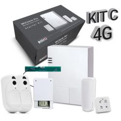 Risco KIT_WICOMM_C_4G Kit "C" 4G WiComm Pro Risco. Centrale+Module 4G+Commande+2XPIRCAM+PIR