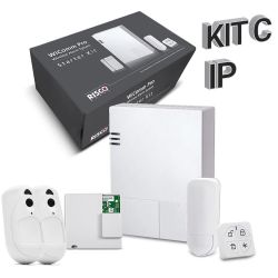 Risco KIT_WICOMM_C_IP Kit "C" IP WiComm Pro Risco. Central+Module IP+Commande+2XPIRCAM+PIR