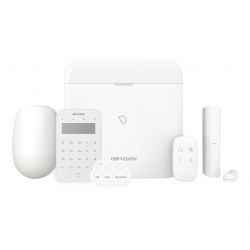 Hikvision alarms AXPRO-96-PIR-M-K-R AXPRO Kit 868MHz 96 zones Hikvision Panel + PIR + Remote + Keyboard + Contact