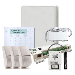 Risco ADECUACIóN G3 4G LightSYS Grade 3 Compliance Kit Plate + Touch Keypad + 4G GSM Module + 3 Detectors + Power…