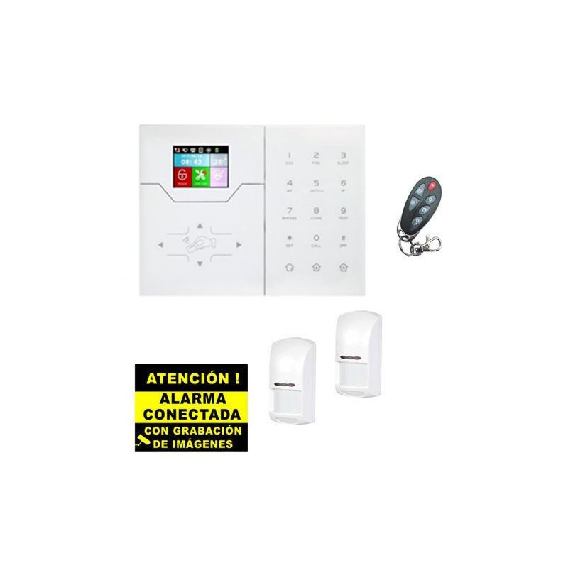 Bysecur alarms BSC02292 Bysecur IP / GSM Alarm Kit. Central + 2 PIR + Command