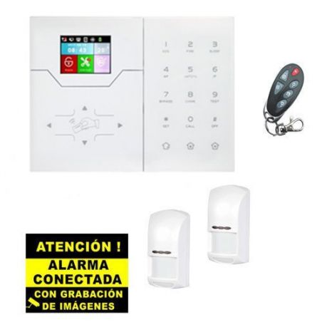 Bysecur alarms BSC02292 Kit d'alarme IP/GSM Bysecur. Centrale + 2 PIR + Commande