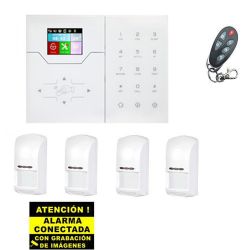 Bysecur alarms BSC02294 Bysecur IP / GSM Alarm Kit. Central + 4 PIR + Command