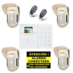 Bysecur alarms BSC02297 Bysecur IP / GSM Alarm Kit. Central + 4 Outdoor Volumetric + 2 Remote Controls