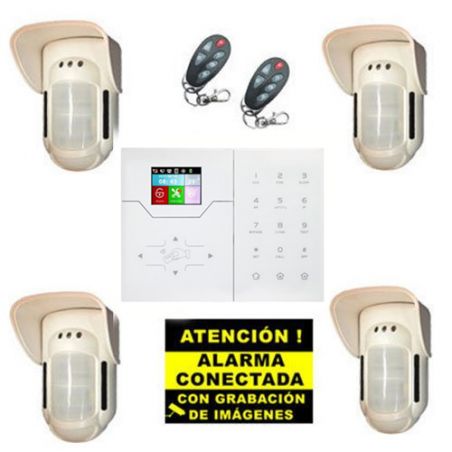 Bysecur alarms BSC02297 Bysecur IP / GSM Alarm Kit. Central + 4 Outdoor Volumetric + 2 Remote Controls