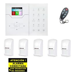 Bysecur alarms BSC02295 Kit de Alarma Bysecur IP / GSM. Central + 5 PIR + Mando