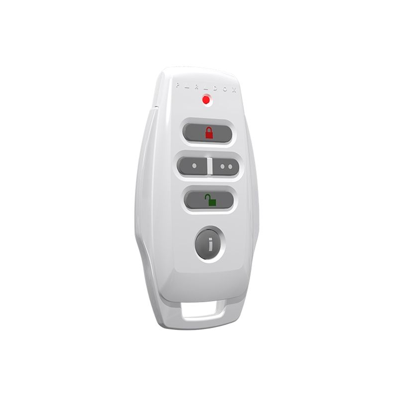 Paradox REM-25-W Controle remoto branco Paradox REM-25