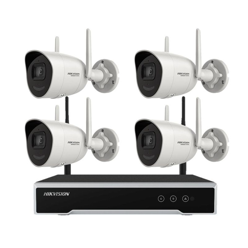 Hikvision value PACK_PROMO_WIFI Pack Promo NVR IP 4CH 4MP + 4 Cámaras Bullet IP 2MP WIFI Hikvision