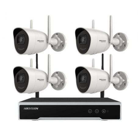 Hikvision value PACK_PROMO_WIFI Pack Promo NVR IP 4CH 4MP + 4 Caméras IP Bullet 2MP WIFI Hikvision