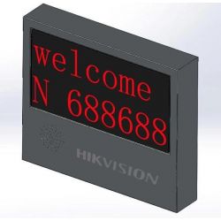 Hikvision solutions DS-TVL224-4-5Y(2 ROWS)(O-STD) 2-line, 2-color, 8-character, dark gray outdoor input/output LED…