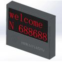 Hikvision solutions DS-TVL224-4-5Y(2 ROWS)(O-STD) 2-line, 2-color, 8-character, dark gray outdoor input/output LED…