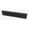 Hikvision solutions DS-TVL121-6-5D Display LED informativo Estacionamento interno 7 cores Linha única 2 direções 6…