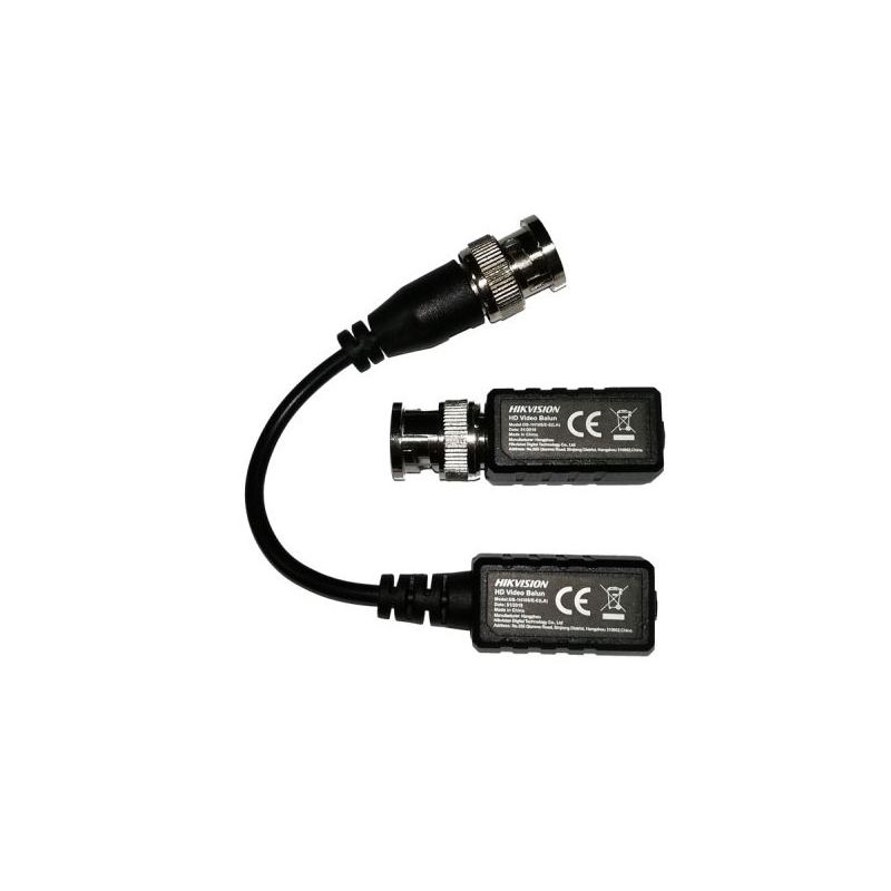 Hikvision DS-1H18S/E-E Pair of Hikvision video only baluns for Cat5 or Cat6. Eco version