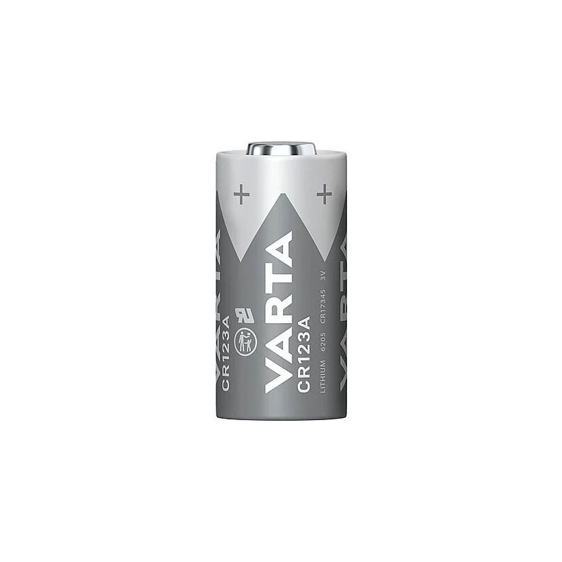 Bysecur CR123 Bateria de lítio CR123 1430 mAh