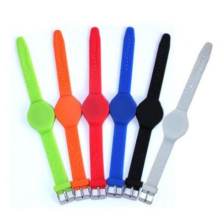 Bysecur BSC21585 Bracelet en silicone réglable MIFARE 13,56 Mhz. Couleur assortie