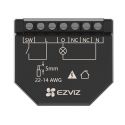 Ezviz CS-T35-R100-WM Relé WiFi Inteligente Color Negro Control inalámbrico de iluminación Medición consumo…