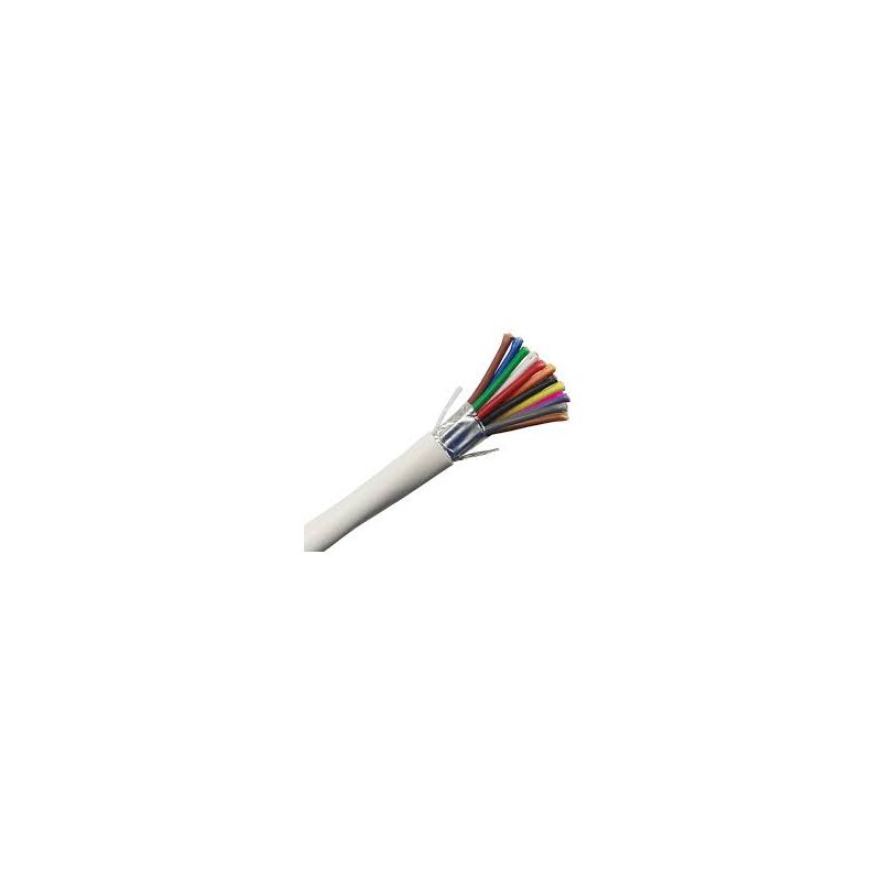 Bysecur BSC21548 100m roll of halogen-free 12-wire shielded flexible cable (12x0.22 AL/M HF)