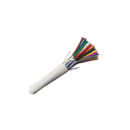 Bysecur BSC21548 100m roll of halogen-free 12-wire shielded flexible cable (12x0.22 AL/M HF)