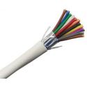 Bysecur BSC21548 100m roll of halogen-free 12-wire shielded flexible cable (12x0.22 AL/M HF)