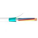 Bysecur BSC21545 Rollo 100m de cable flexible 4 hilos apantallado libre halógenos (4x0,22 AL/M HF)