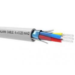 Bysecur BSC21545 100m roll of halogen-free 4-wire shielded flexible cable (4x0.22 AL/M HF)