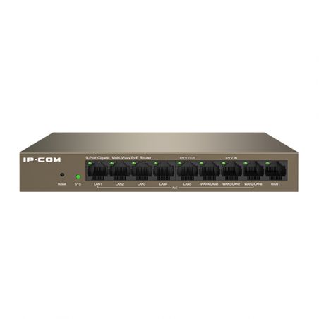 Ipcom M20-8G-POE Router 9 puertos Gigabit RJ45 (8 PoE) administrado en la nube