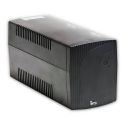 Bysecur TM-LI-1K2-PC-2X7 UPS 1200 VA.3 sockets Voltage regulator, voice/data protection, software, USB, automatic reset.