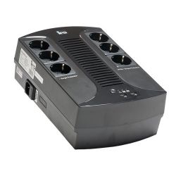 Bysecur DM-LI-0K6 UPS type power strip. 600VA / 360W. 6 sockets