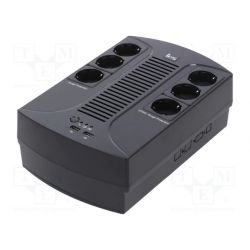 Bysecur DM-LI-0K6 UPS type power strip. 600VA / 360W. 6 sockets