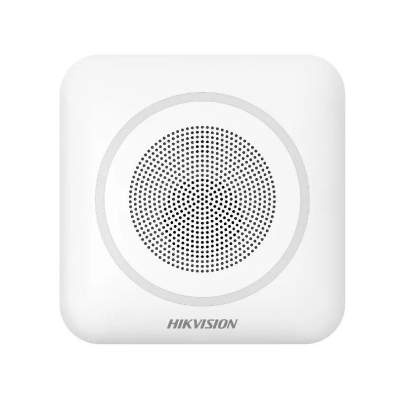 Hikvision alarms DS-PS1-II-WE(O-STD)/BLUE@ Hikvision AX-PRO Indoor Wireless Siren Two-Way Audio 868MHz LED Sound 110dB…