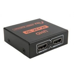 Bysecur HDMI_DUPLICATOR Répartiteur HDMI 1 mâle et 2 femelles, câble duplicateur, deux sorties moniteur