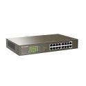 Ipcom G1116P-16-150W Switch 16 puertos Gigabit no gestionable 16 puertos PoE enracable L2 IP-COM