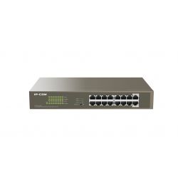 Ipcom G1116P-16-150W Switch 16 portas Gigabit não gerenciáveis ​​16 portas PoE rackable L2 IP-COM