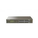 Ipcom G1116P-16-150W Switch 16 portas Gigabit não gerenciáveis ​​16 portas PoE rackable L2 IP-COM