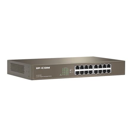 Ipcom G1016D Switch 16 puertos no gestionable Gigabit L2 enracable 13" IP-COM