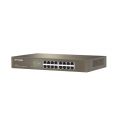 Ipcom G1016D Switch 16 portas não gerenciáveis ​​Gigabit L2 rackable 13" IP-COM