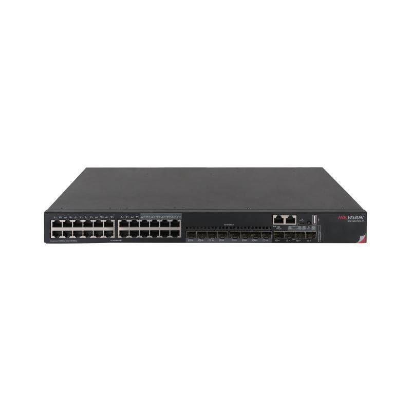 Hikvision DS-3E3728F-H Switch 28 portas (24 Ethernet + 4 IP) Gigabit Fiber Core