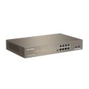 Ipcom G1110P-8-150W Switch 8 portas PoE + 2 portas SFP Gigabit não gerenciável em rack L2 IP-COM