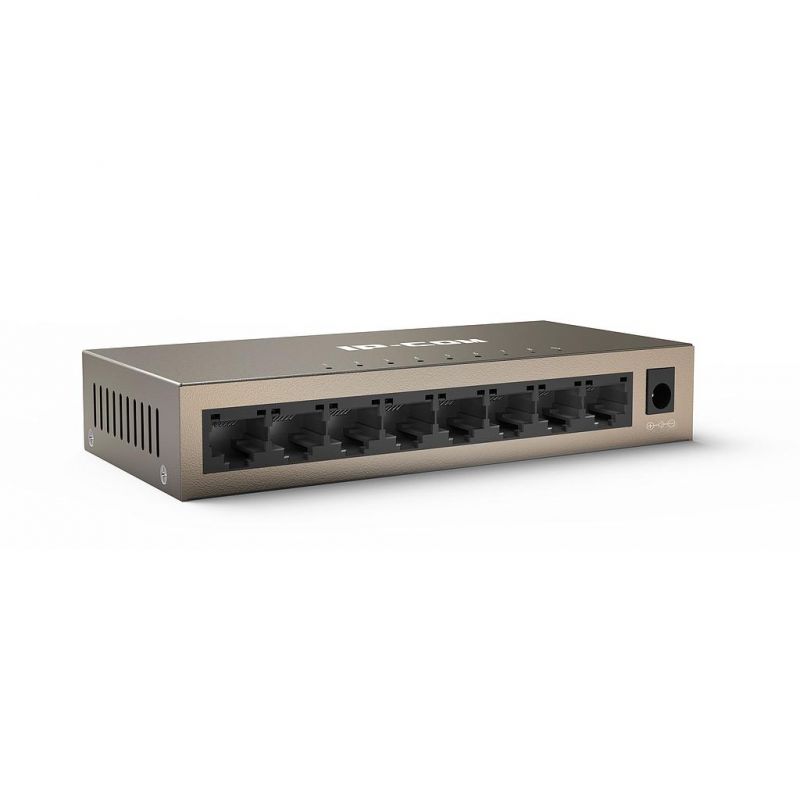 Ipcom G1008M Compact 8-port unmanaged Gigabit L2 IP-COM switch