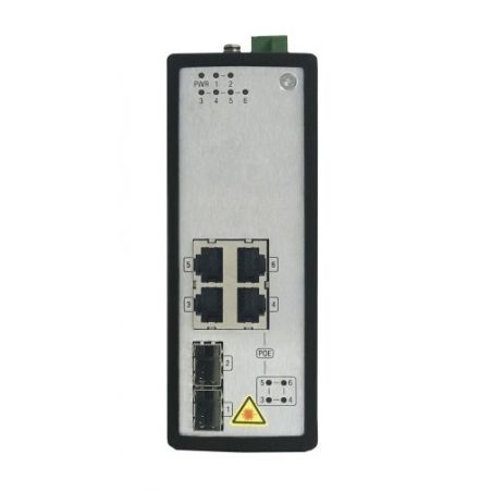 Hikvision DS-3T0506P Switch POE industrial no administrado Gigabit de 4 puertos Puerto gigabit completo Hikvision