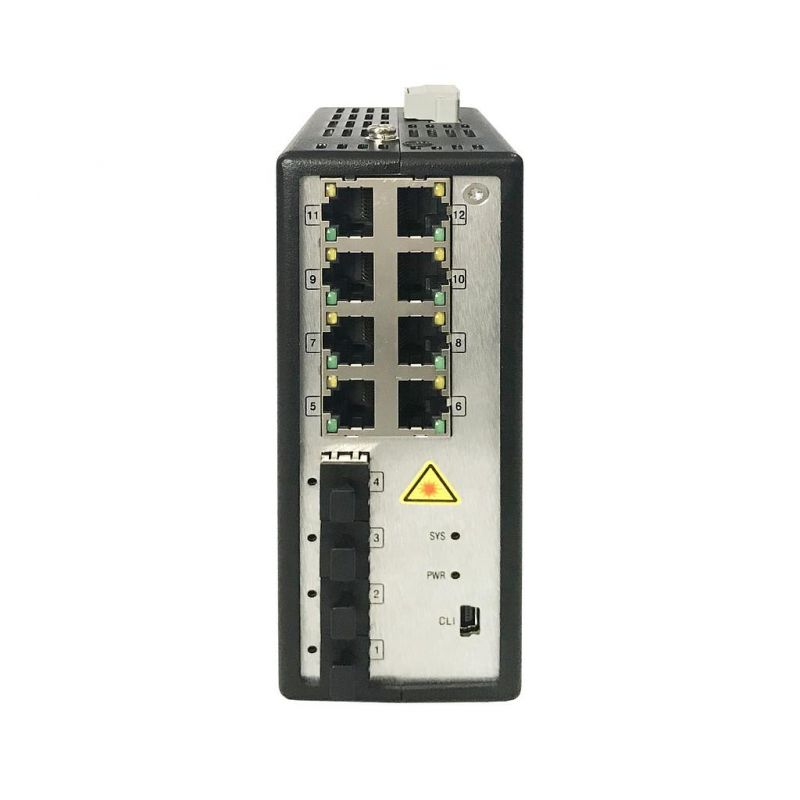 Hikvision DS-3T3512P Commutateur POE industriel entièrement géré Hikvision Gigabit à 8 ports