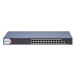 Hikvision DS-3E1526P-EI/M Switch PoE inteligente Gigabit 24 puertos