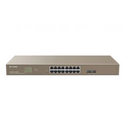 Ipcom G3318P-16-250W Smart switch 16 PoE Gigabit + 2 ports SFP Gérable Accès Cloud L2 IP-COM