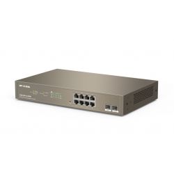 Ipcom G3310P-8-150W 8 PoE Gigabit Smart Switch + 2 SFP Ports Manageable Cloud Access L2 IP-COM